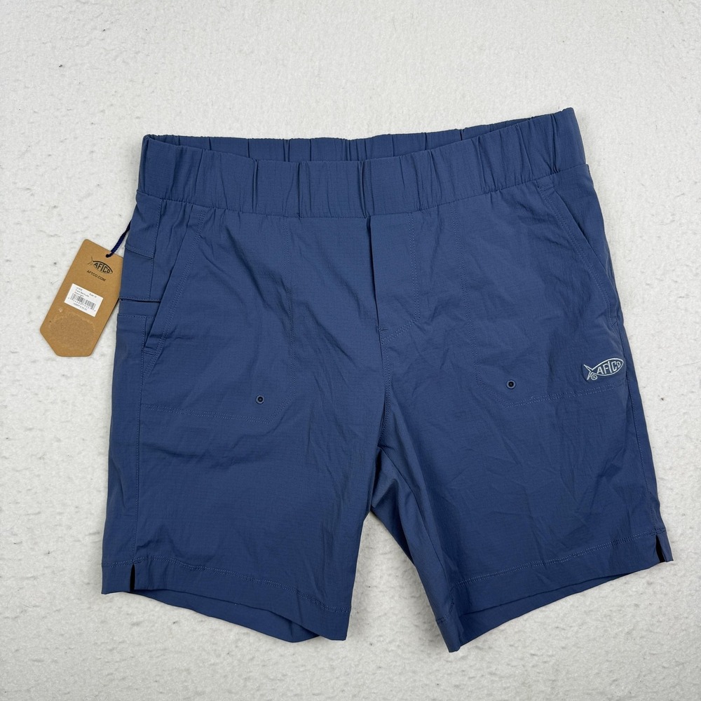 AFTCO Field Bermuda Shorts Womens Medium Moonlight Quick Dry Fishing 8 Inseam